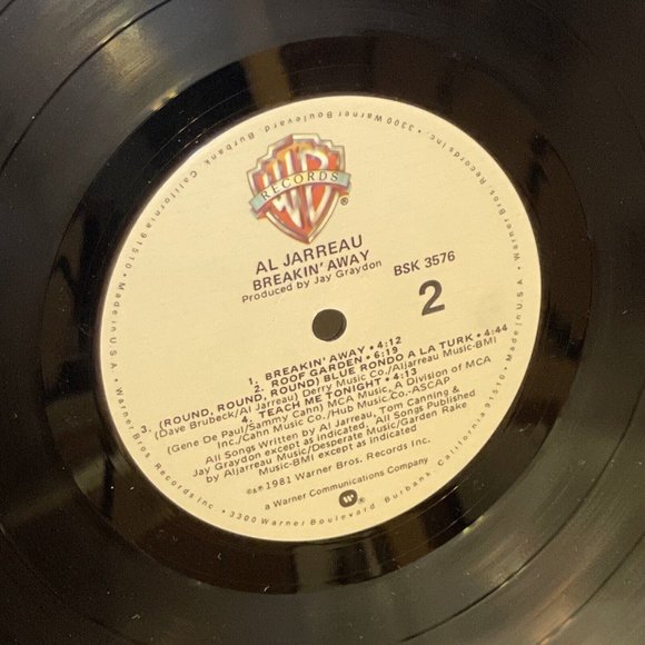 Al Jarreau Breakin' Away (Vinyl, 1981) Warner Bros Records BSK 3576 VG Album LP - Picture 11 of 11